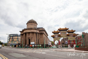 The Blackie and Chinatown Gate, Liverpool UK