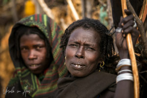 Portrait: Two Arbore women, Omo Valley Ethiopia