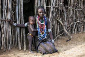 Arbore Woman and Child, Omo Valley Ethiopia