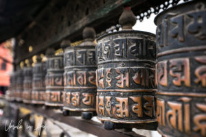 Prayer Wheels, Swayambhunath, Kathmandu Valley Nepal