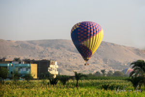 Hot air balloon at Luxor, Egypt