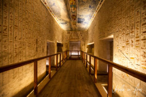 Inside the Tomb of Rameses IV, Valley of the Kings, Luxor Egypt