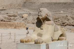 Sphinx of Hatshepsut, Deir Al Bahri, Luxor Egypt