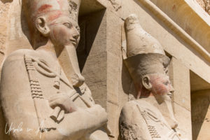Statues of Pharaoh Hatshepsut, Mortuary Temple, Luxor Egypt