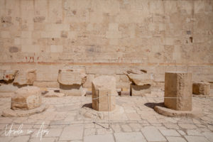 Ruined Columns, Mortuary Temple of Hatshepsut, Luxor Egypt