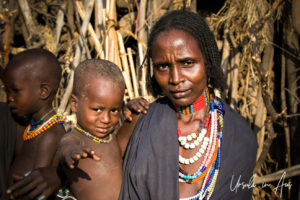 Portrait: Arbore Mother and Child, Omo Valley Ethiopia
