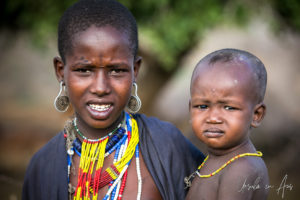 Portrait: Arbore Mother and Child, Omo Valley Ethiopia