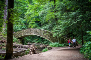 Stone Bridge on the Buckeye Trail, Hocking Hills State Park, Ohio