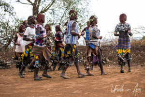 Hamar women dancing, Omo Valley Ethiopia