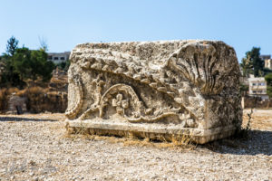 Carved Stone, Jerash Jordan