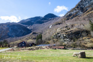 Farmhouses, Flåm, Norway