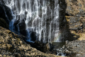 The Bottom of Brekkefossen, Flåm, Norway