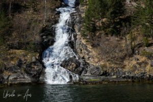 Lægdafossen on Nærøyfjord, Norway