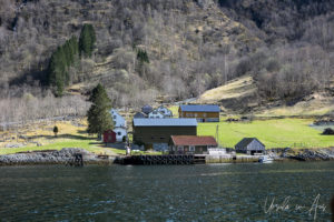 Dyrdal Badaplass on Nærøyfjord, Norway