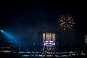 Fireworks on Safeco Field, Seattle USA