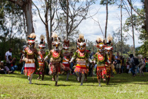 Western Highland Men Dancing, Paiya Village, Papua New Guinea.