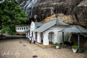 View over the Corridor at Dambulla Cave Temple, Sri Lanka