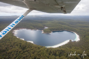 Lake McKenzie from the air, Fraser Island, Queensland Australia