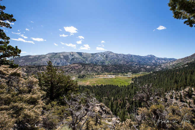 View over the West Walker River CA USA