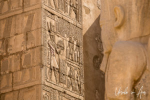 Hieroglyphs on the Pillars, Karnak Egypt