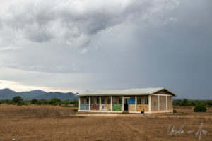 A simple schoolhouse, Dus Village, Omo Valley Ethiopia