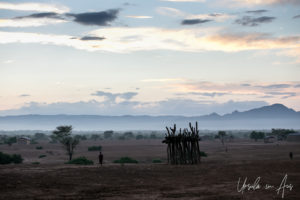 Early morning landscape, Dus Village, SNNPR Ethiopia