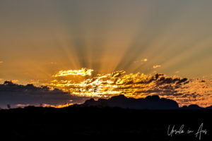 Sunset over Kata Tjuta, Yulara, NT Australia