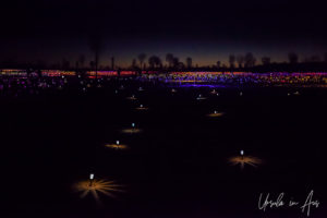 Pathway into the Field of Light, Yulara NT Australia