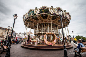 Carrousel in Honfleur, France