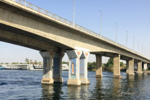 Luzor Bridge pylons, Egypt