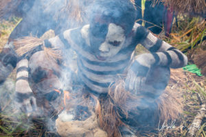 Mindima Child Making Fire, Mt Hagen Papua New Guinea