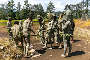 Mud men, Mt Hagen Papua New Guinea