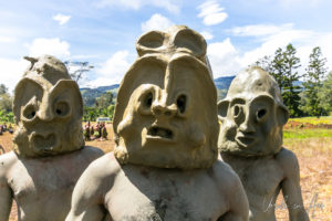 Portrait: Mud men, Mt Hagen Papua New Guinea