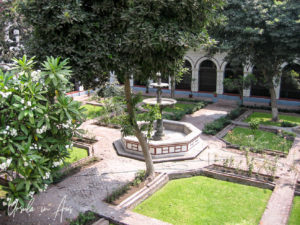 Courtyard, San Francisco Monastery, Lima Peru