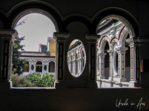 Corridor windows, Basílica y Convento de San Francisco, Lima Peru