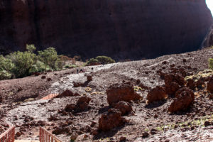 Entry to the Walpa Gorge Walk, Kata Tjuta, NT Australia