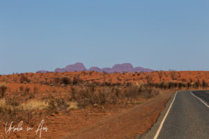 Kata Tjuta from the highway, NT Australia