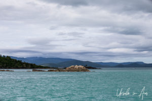 Rocky islands in the Whitsundays, Australia
