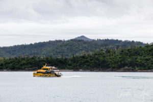 Yellow Explore boat, Whitsundays, Australia
