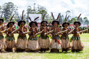 Suli Muli dancers from Enga Province, Mt Hagen Cultural Show, PNG