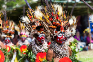 Women of the Keps Goose Culture Group, Mt Hagen Cultural Show, PNG
