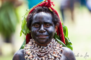Kumipana Warrior Girl, Mt Hagen Cultural Show, PNG