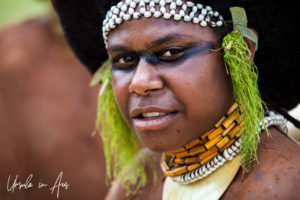 Portrait: Enga woman, Mt Hagen Cultural Show, PNG