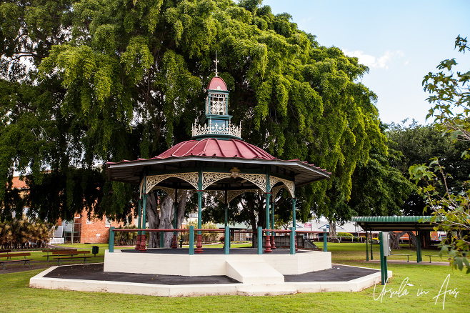Rotunda in Queens Park, Maryborough Australia