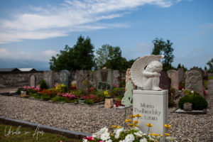 Tidy graveyard, St. Martin Busskirch, Rapperswil-Jona, Switzerland.