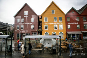 Bryggen Boathouses, Bergen Norway
