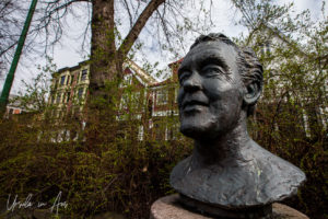 Bust of Audun Hetland, Bergen Norway