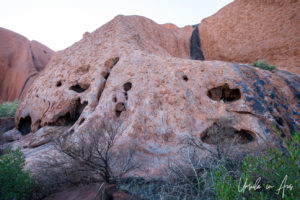 Outside the caves, Mala track Uluru NT Australia