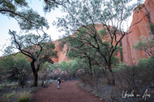 People on the Mala track Uluru NT Australia