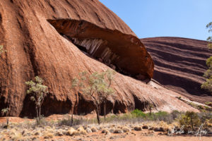 Rock formation near Kuniya Piti, Uluru NT Australia
